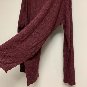 Maroon AE plush sweater